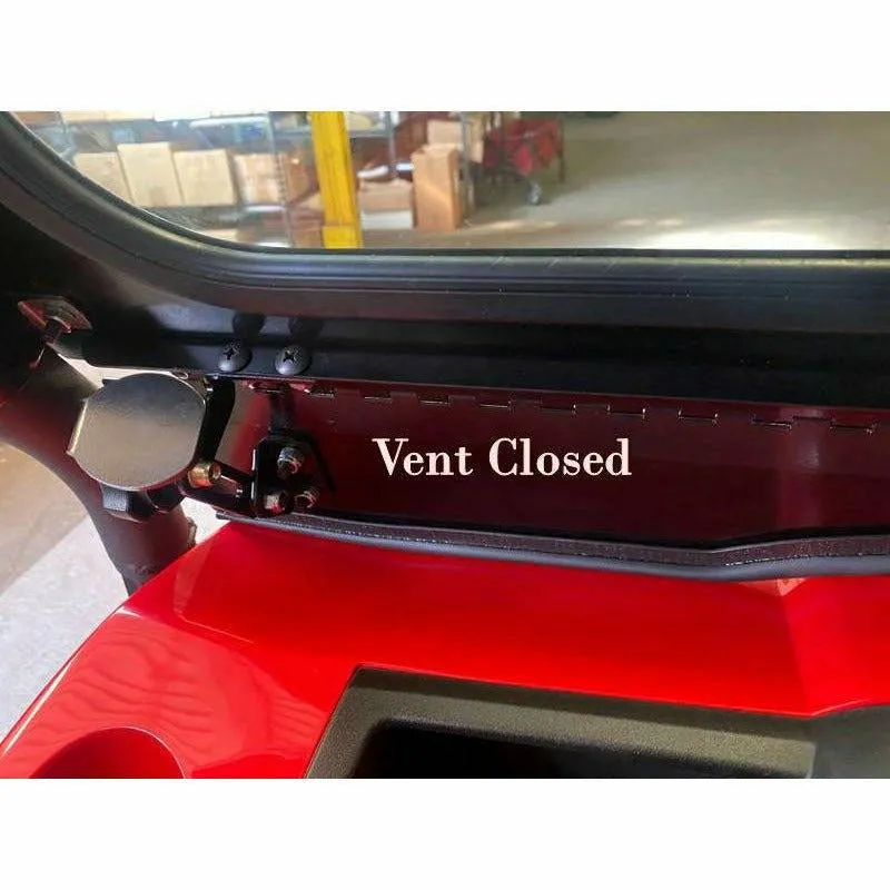 Extreme Metal Products Kawasaki Mule PRO-MX Vented Glass Windshield