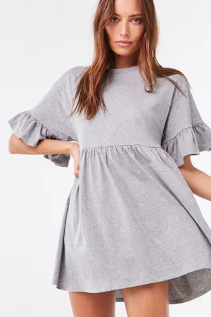 Flounce Trim Swin Dress