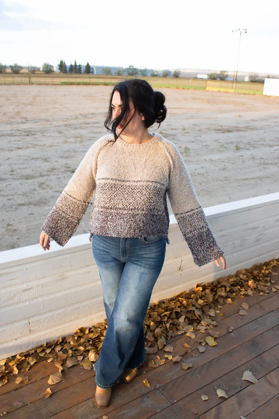 Fraya Wide Sleeve Sweater