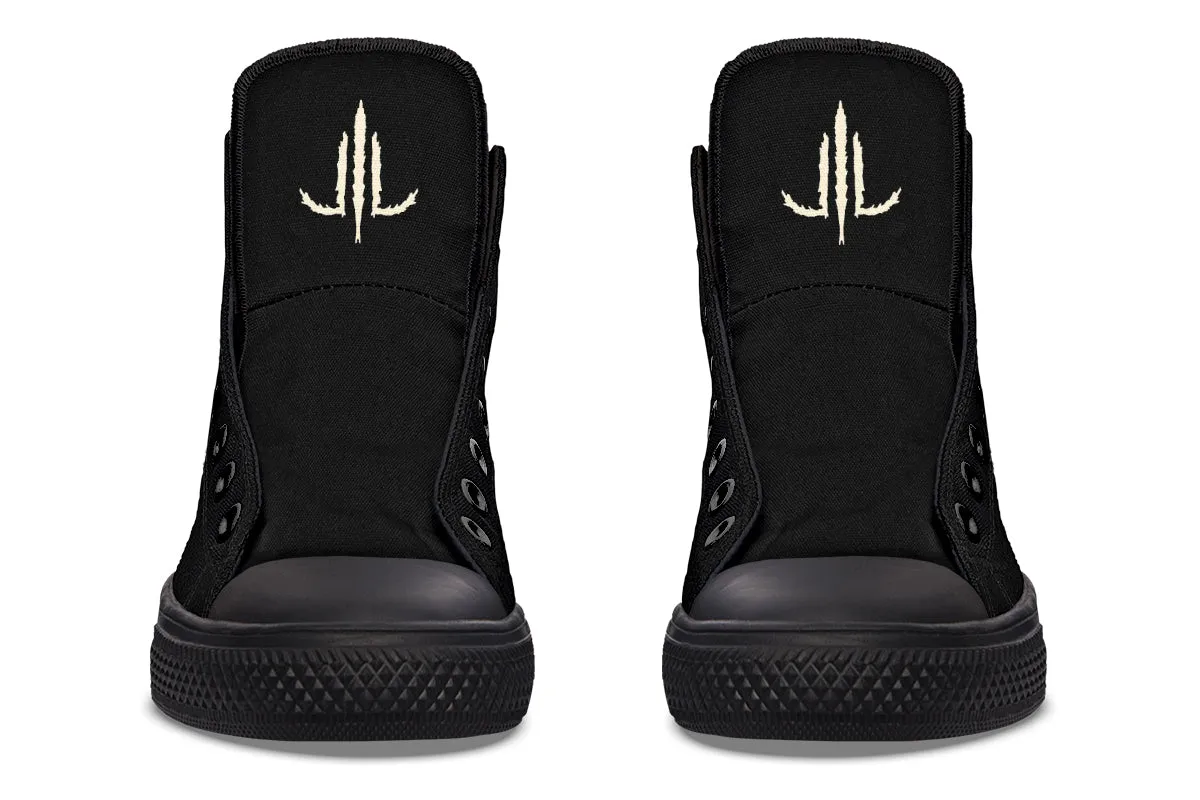 Furio Rose Skull High Tops