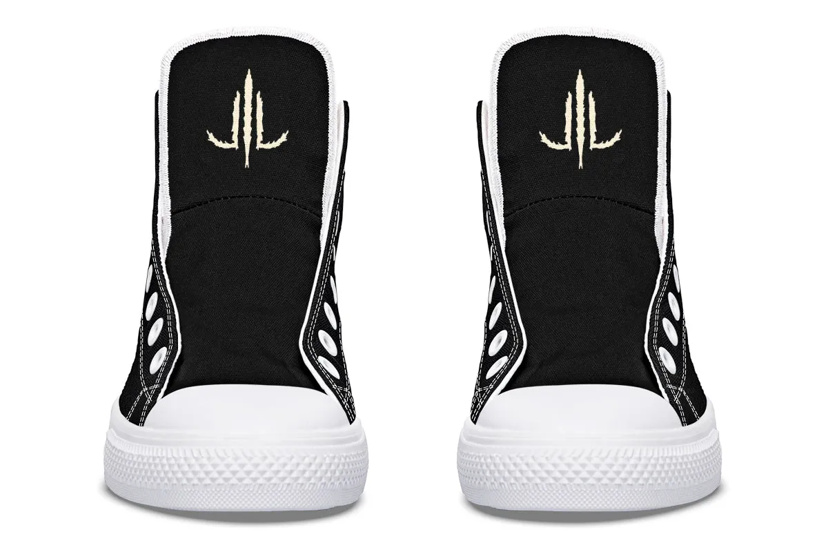 Furio Rose Skull High Tops