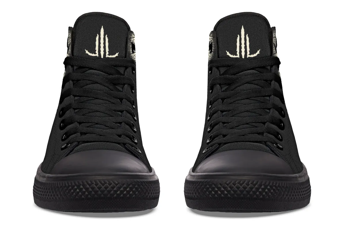 Furio Rose Skull High Tops