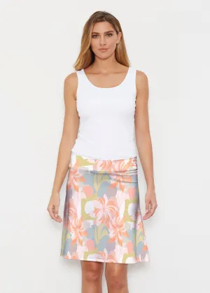 Garden Collage (8049) ~ Silky Brenda Skirt 21 inch