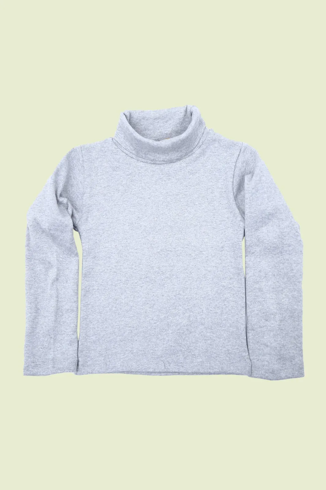 Girls Plain High Neck Tops