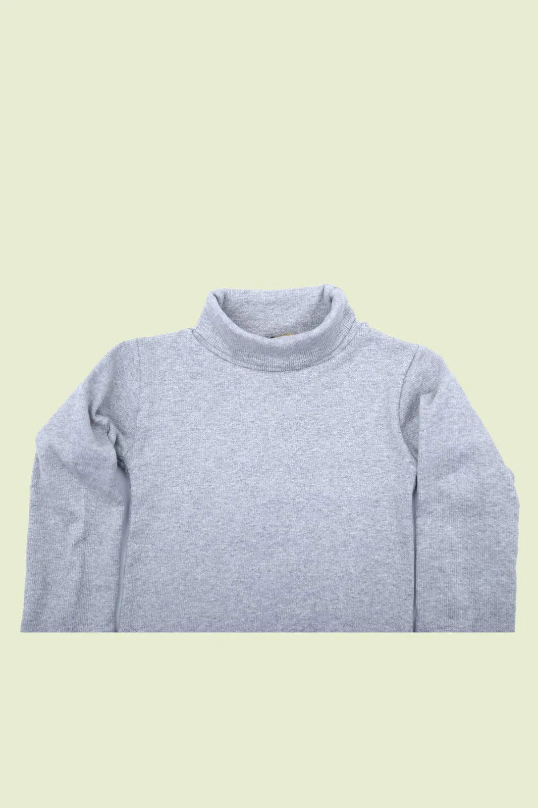 Girls Plain High Neck Tops