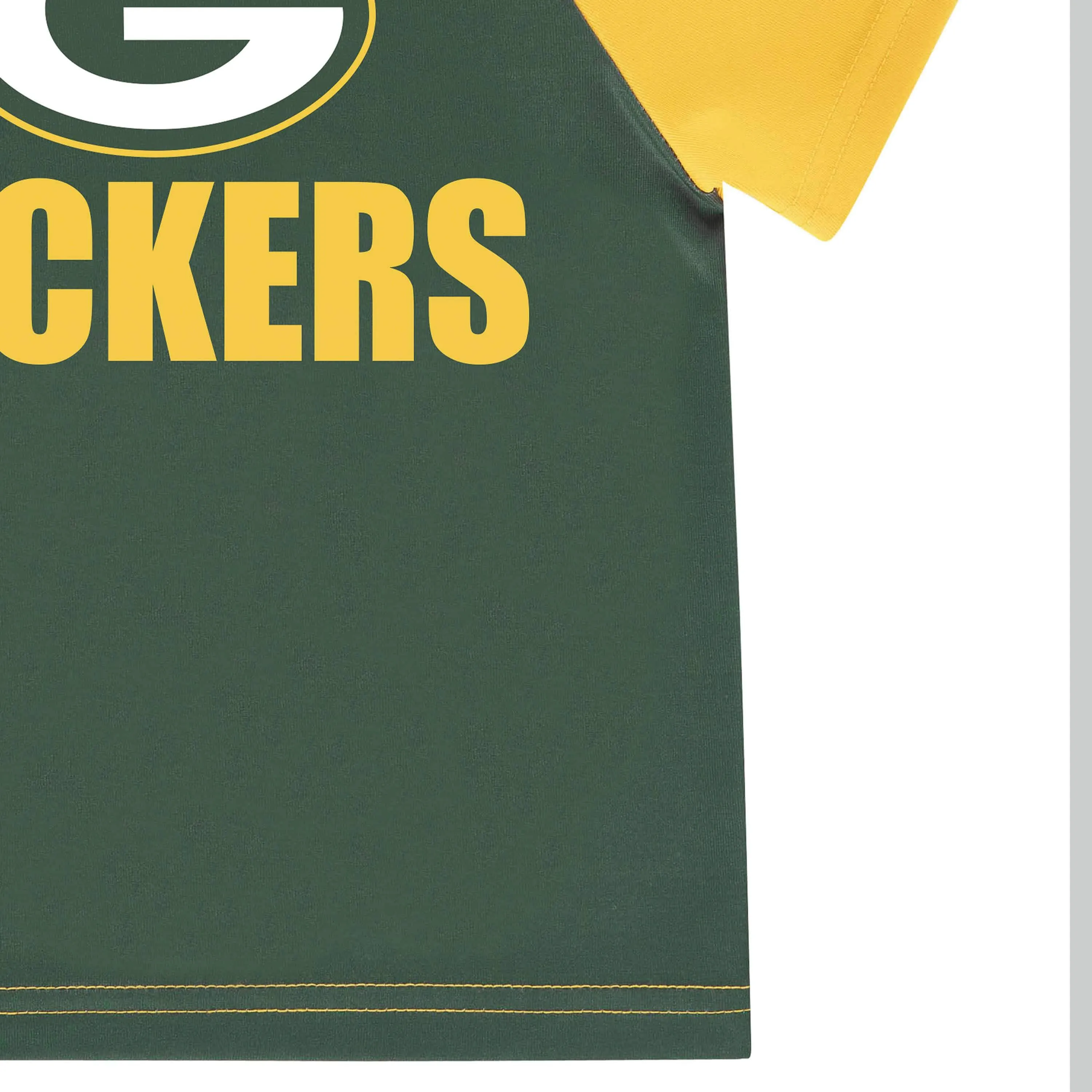 Green Bay Packers Boys Short Sleeve Tee Shirt