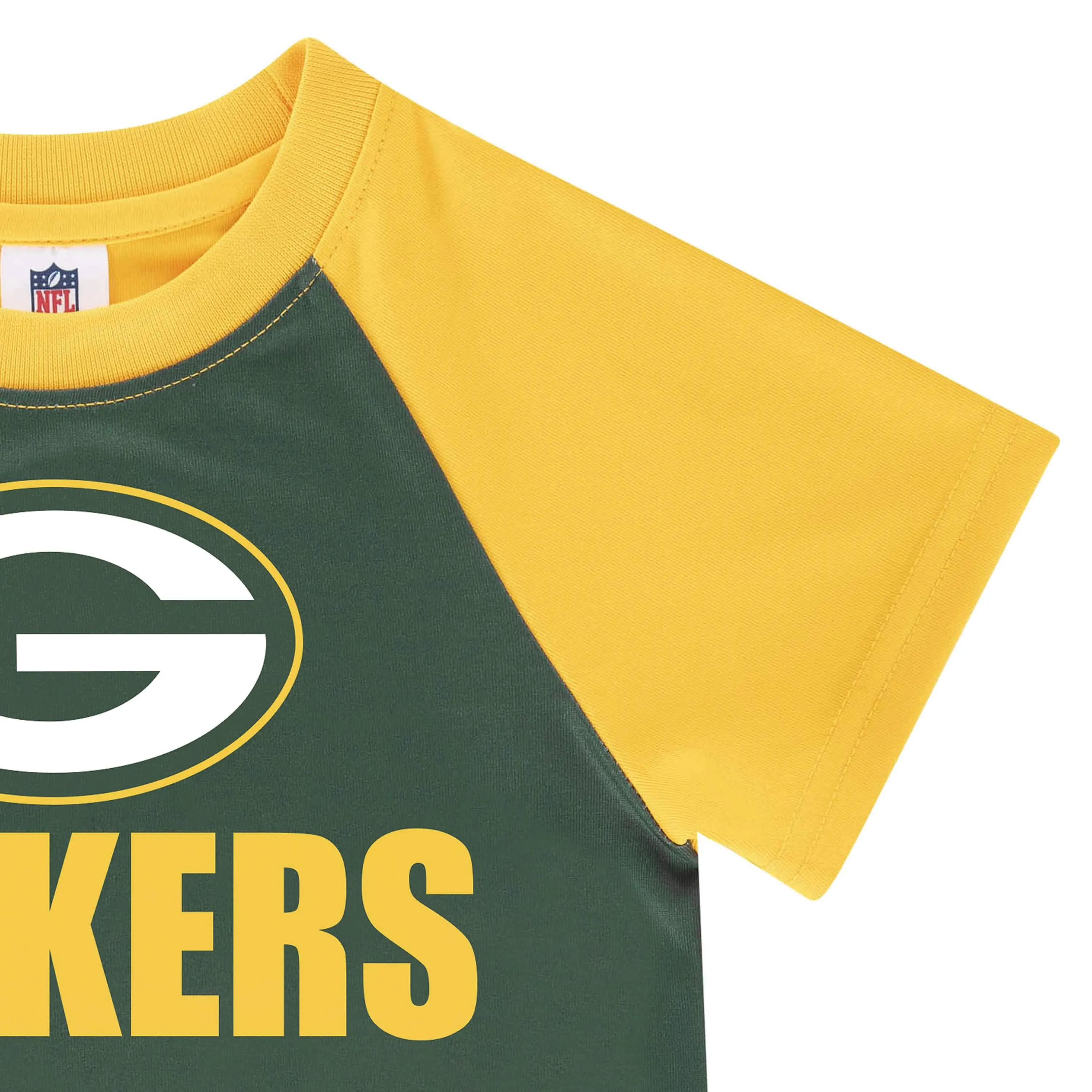 Green Bay Packers Boys Short Sleeve Tee Shirt