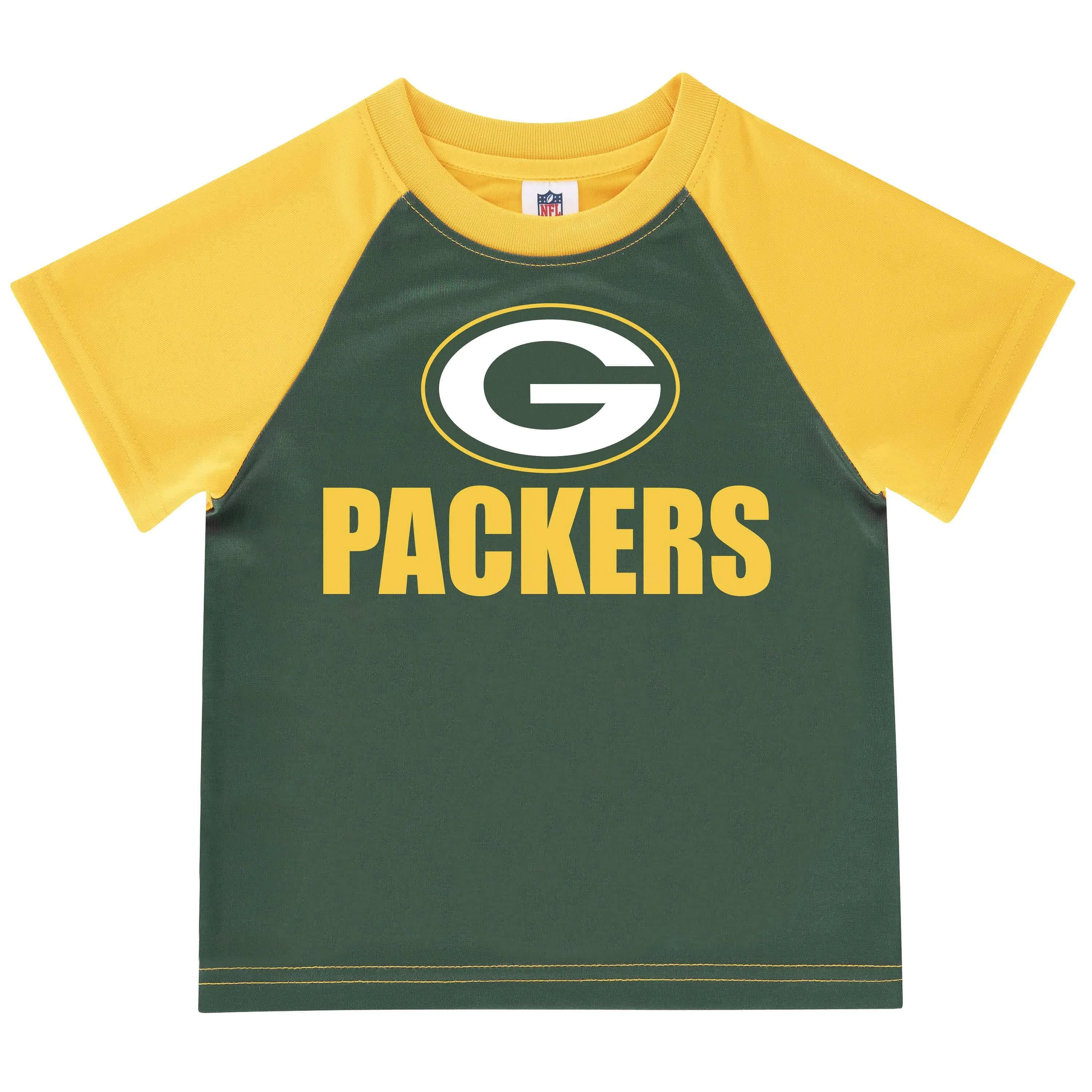 Green Bay Packers Boys Short Sleeve Tee Shirt