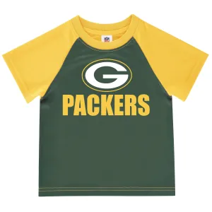Green Bay Packers Boys Short Sleeve Tee Shirt