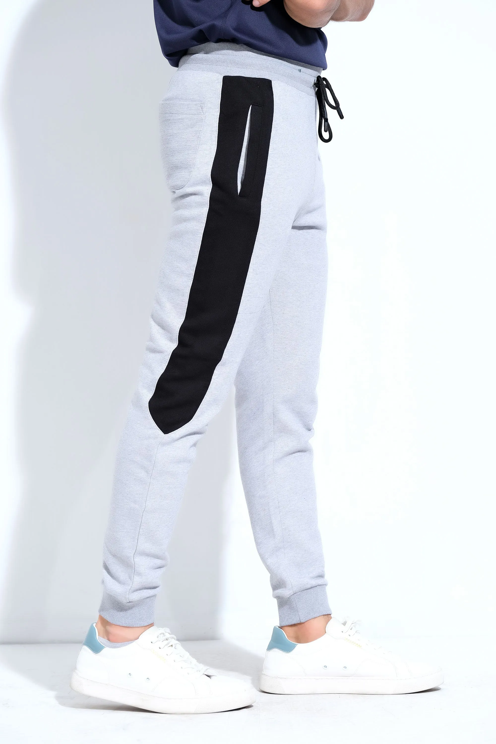 Grey Knit Trouser