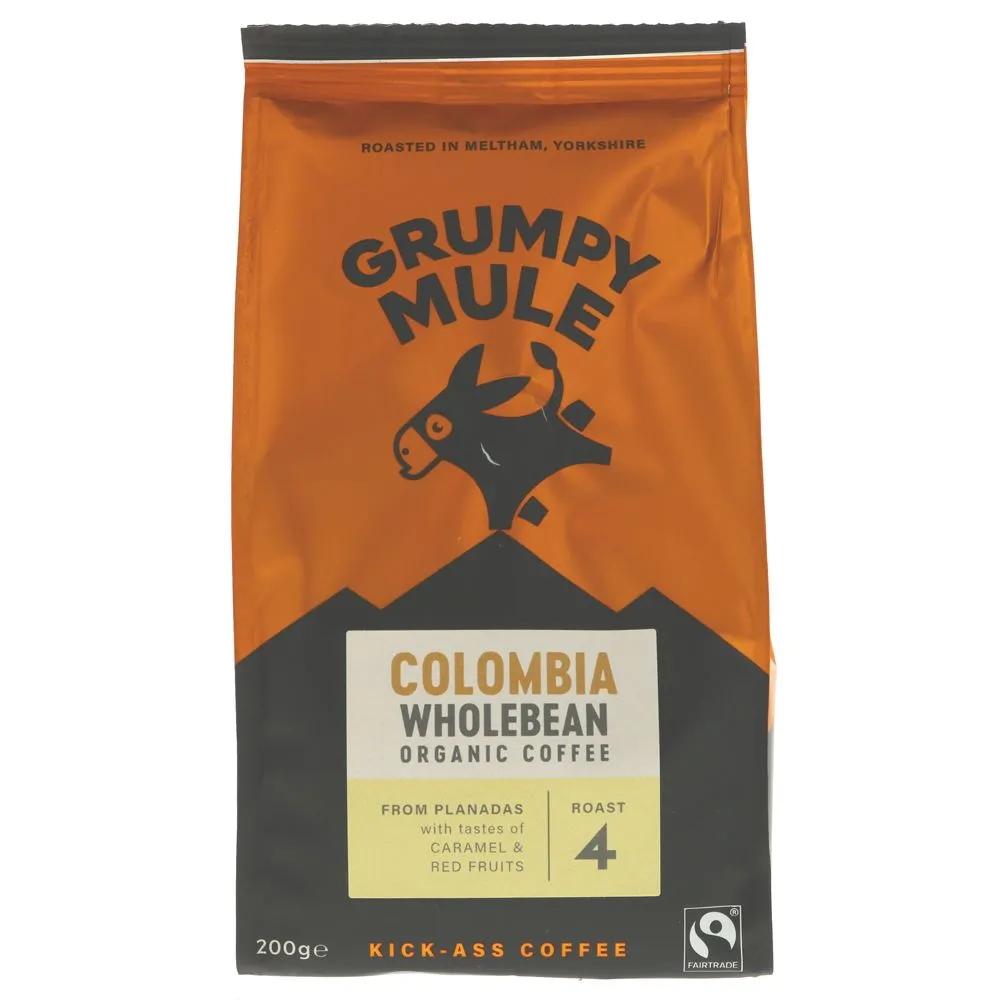 Grumpy Mule | Cafe Equidad - Colombia Beans | 200G