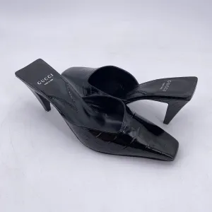 Gucci Mule "Mallory Croc"  New Size 38.5W