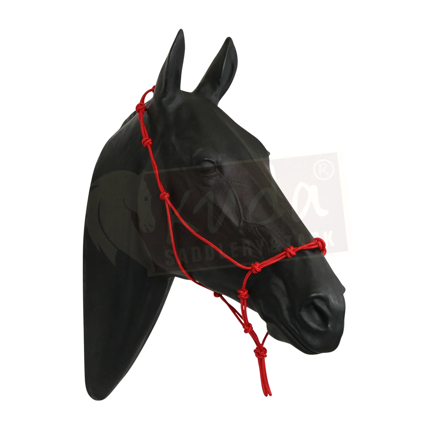 Halter - 5 Nose Knots, 4 Chin Knots, 5 Poll Knots