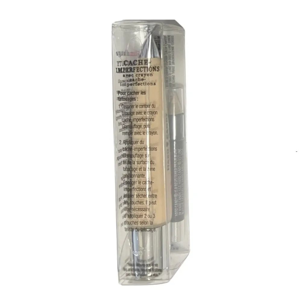 Hard Candy Glamoflauge Heavy Duty Concealer with Concealer Pencil, Ivory 1094