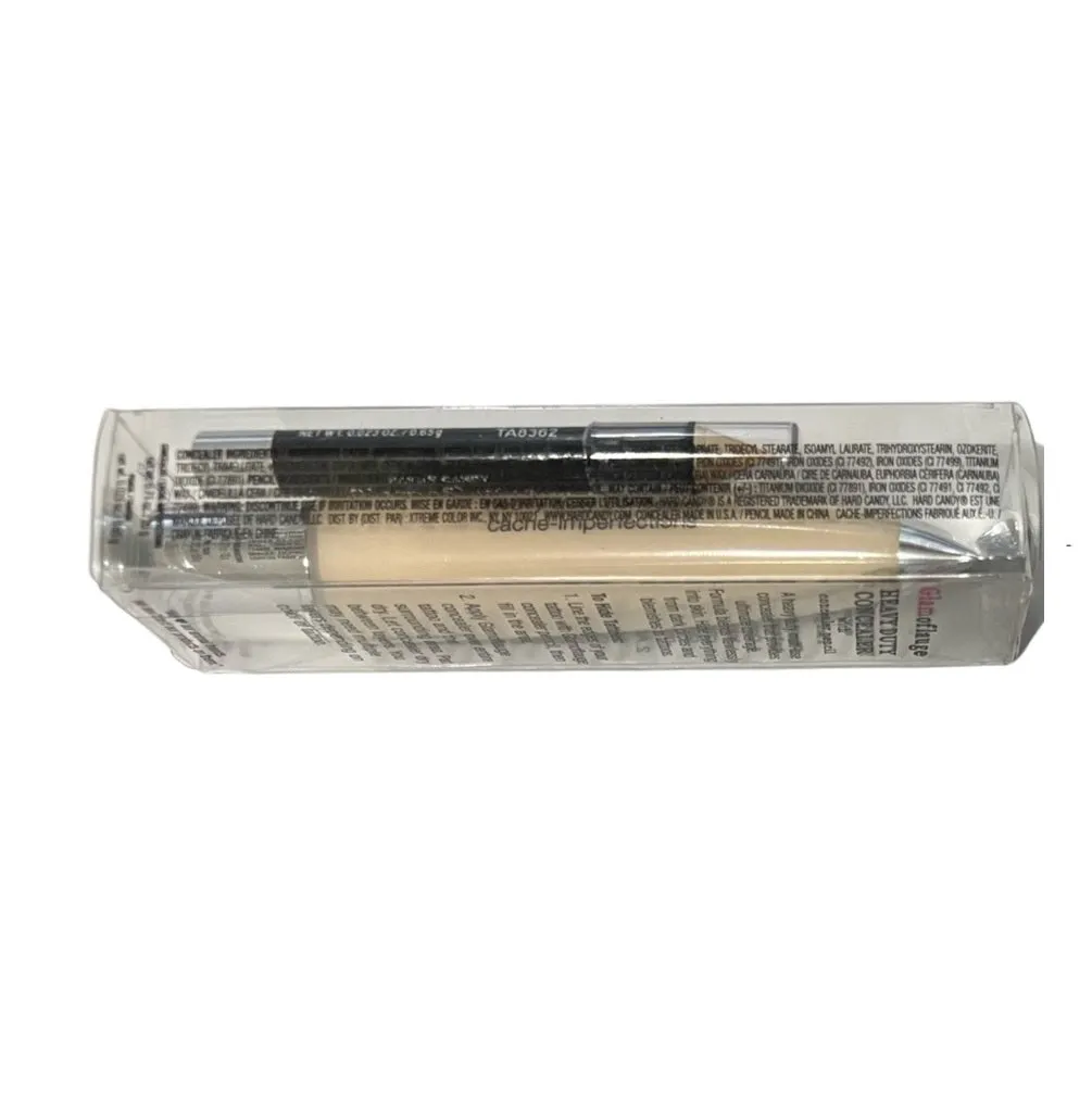 Hard Candy Glamoflauge Heavy Duty Concealer with Concealer Pencil, Ivory 1094