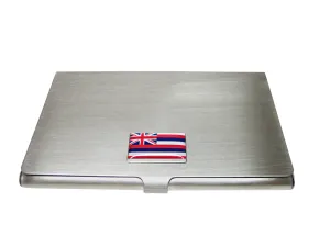 Hawaii State Flag Pendant Business Card Holder