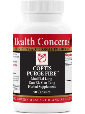 Health Concerns, Coptis Purge Fire Formula, 90 ct