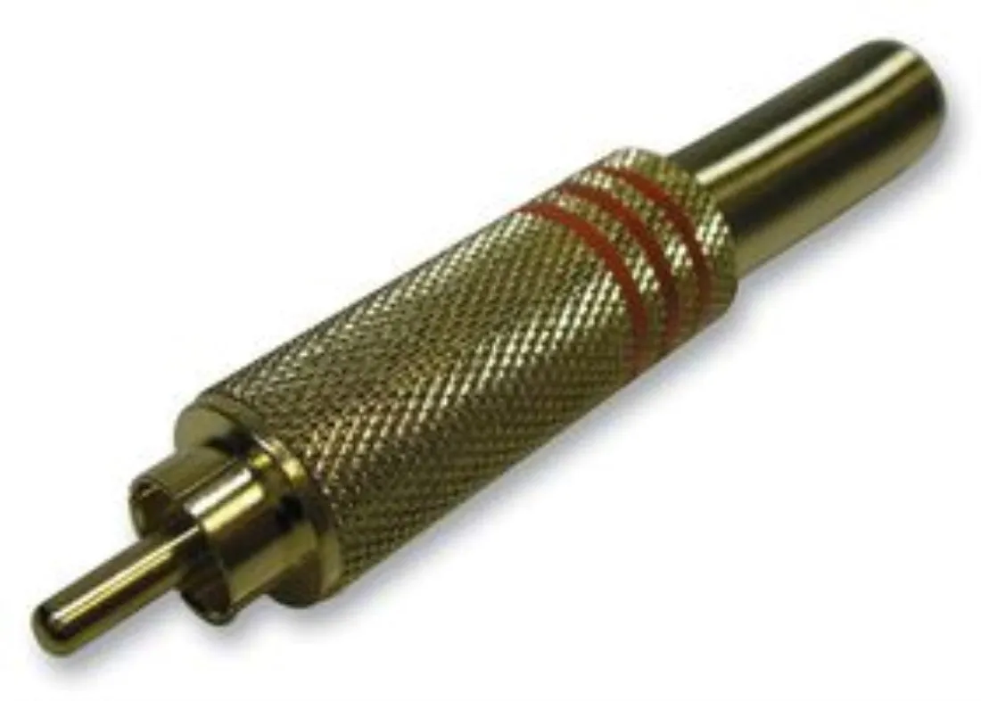 Heavy duty RCA plug