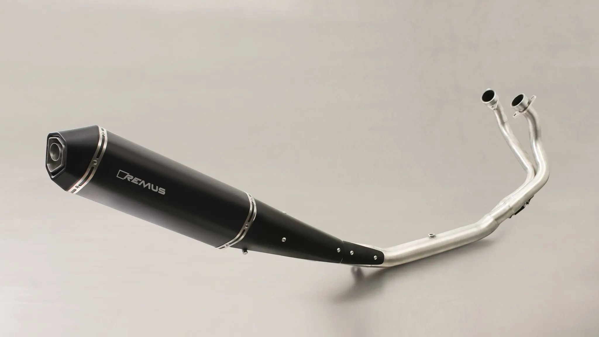 Honda CRF Africa Twin - Remus Carbon Okami Slip-on   stainless steel header (2-1)