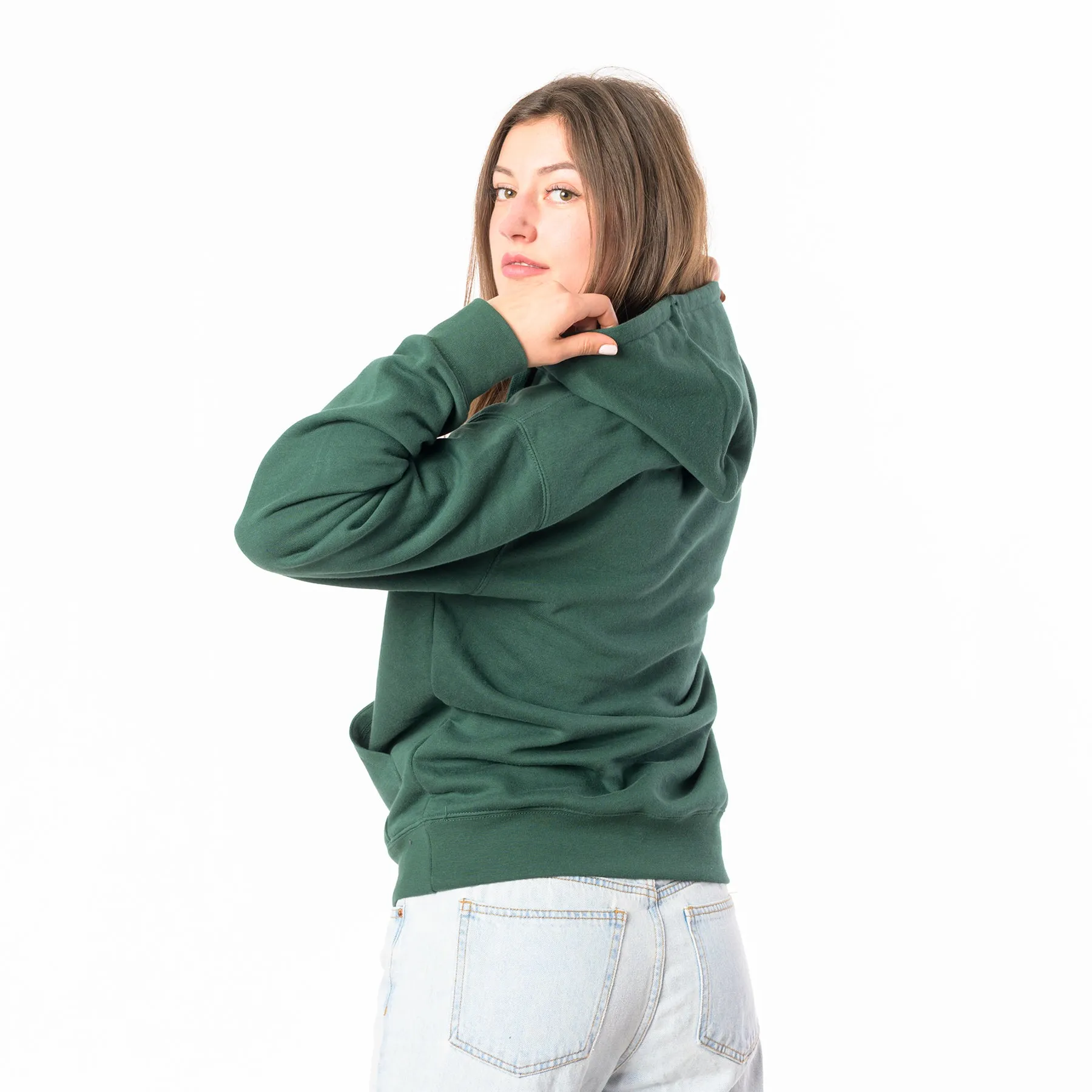 Hoodie “VACAY” - bottle green