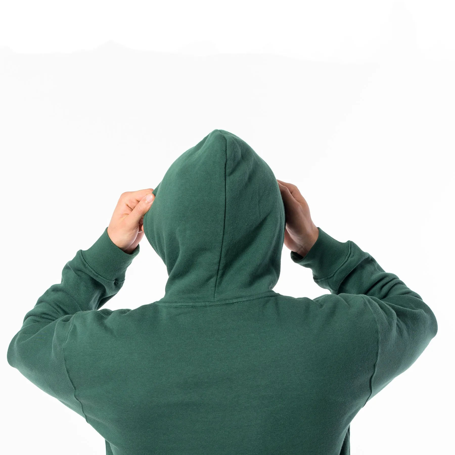 Hoodie “VACAY” - bottle green
