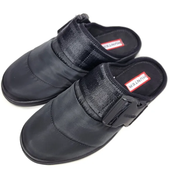 Hunter Cast Buckle Mule Slipper Womans 9