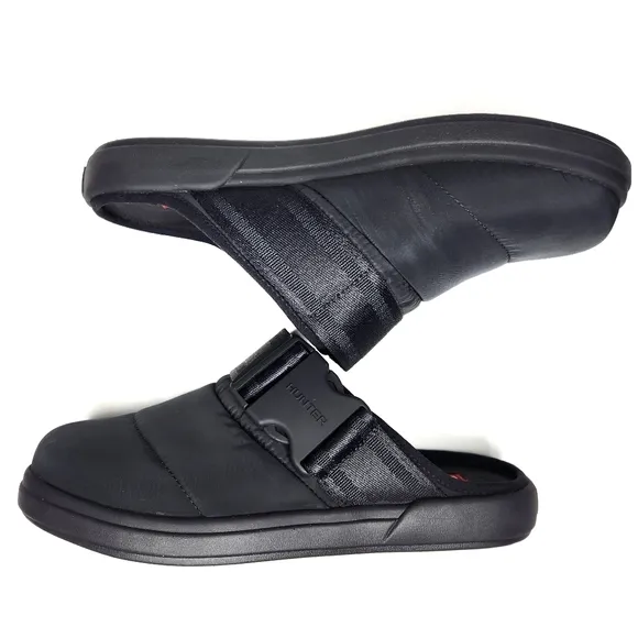 Hunter Cast Buckle Mule Slipper Womans 9