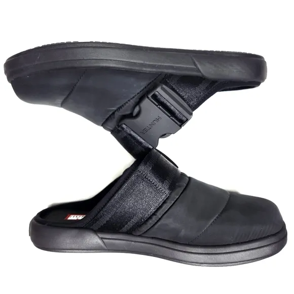 Hunter Cast Buckle Mule Slipper Womans 9