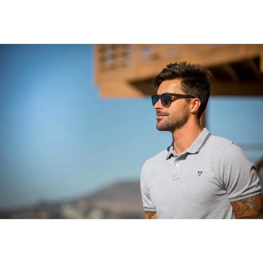 I-Sea Liam Polarised Sunglasses - Matt Black/Smoke Polarized Lens