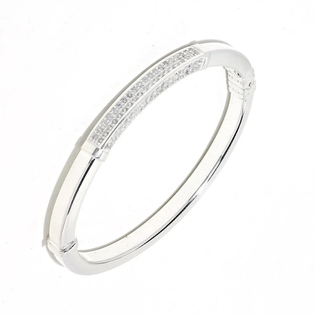 Imperial Silver High Fashion Bangle