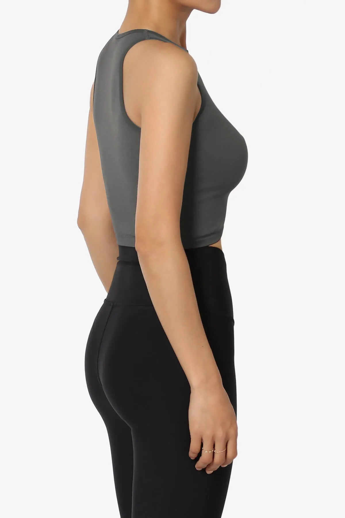 Jessa Ribbed Seamless Crop Tank Top