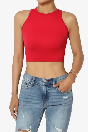 Jessa Ribbed Seamless Crop Tank Top
