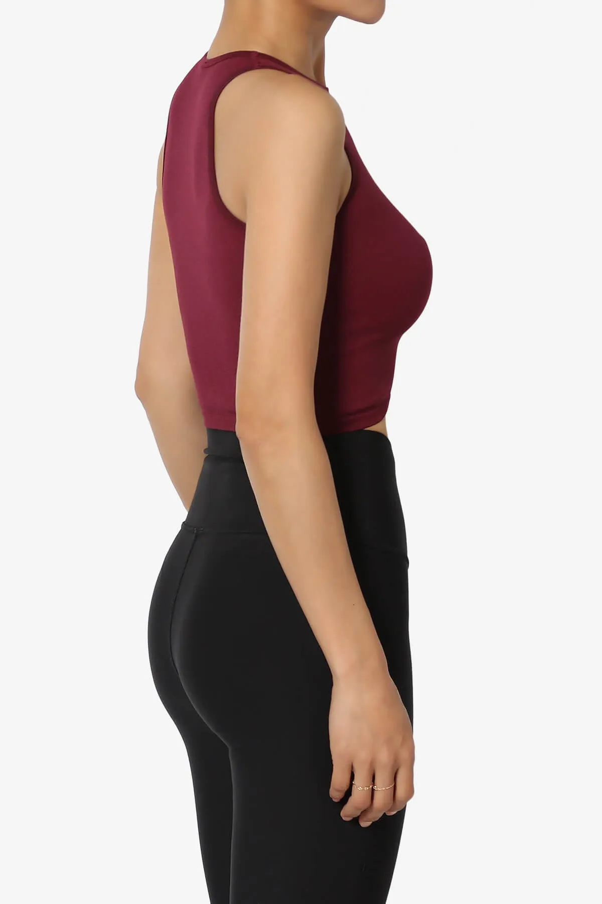 Jessa Ribbed Seamless Crop Tank Top
