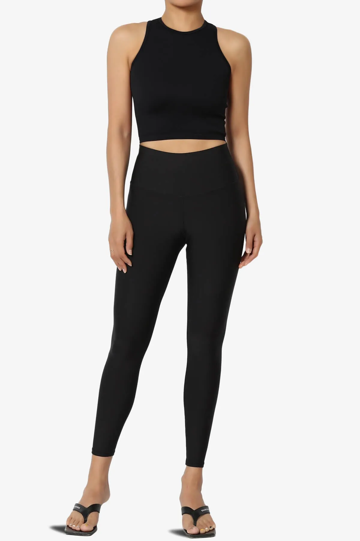 Jessa Ribbed Seamless Crop Tank Top