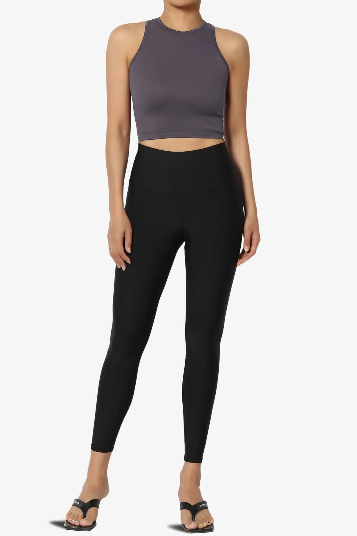 Jessa Ribbed Seamless Crop Tank Top
