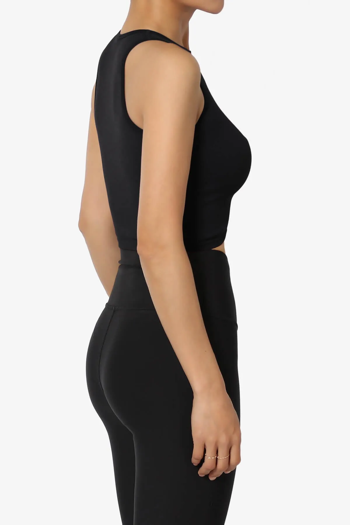 Jessa Ribbed Seamless Crop Tank Top