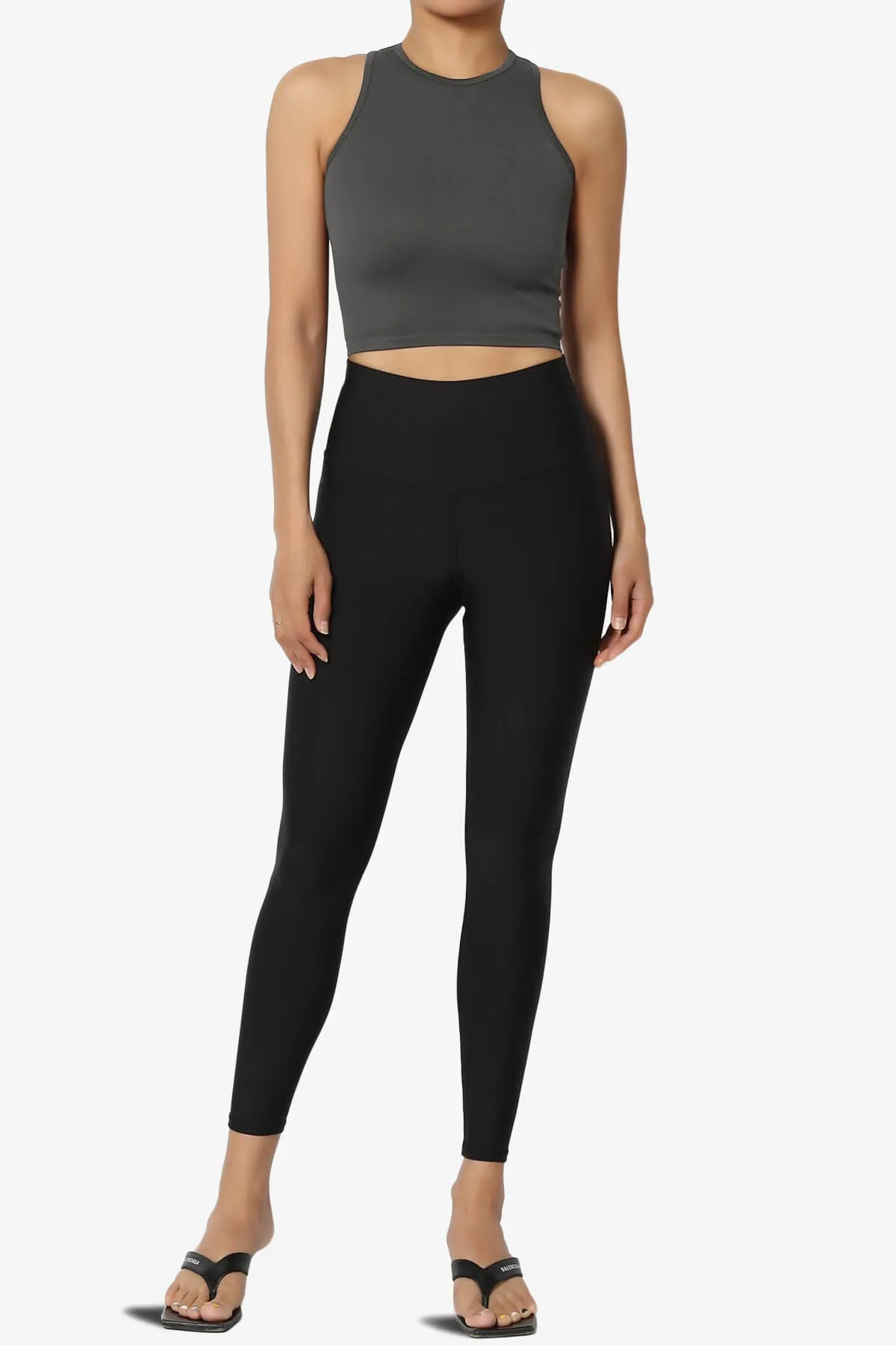 Jessa Ribbed Seamless Crop Tank Top