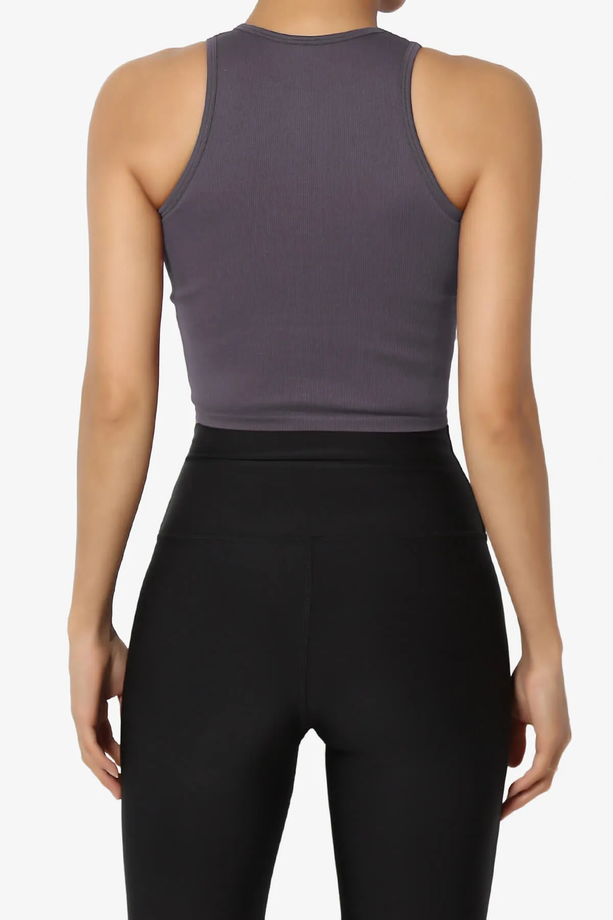 Jessa Ribbed Seamless Crop Tank Top