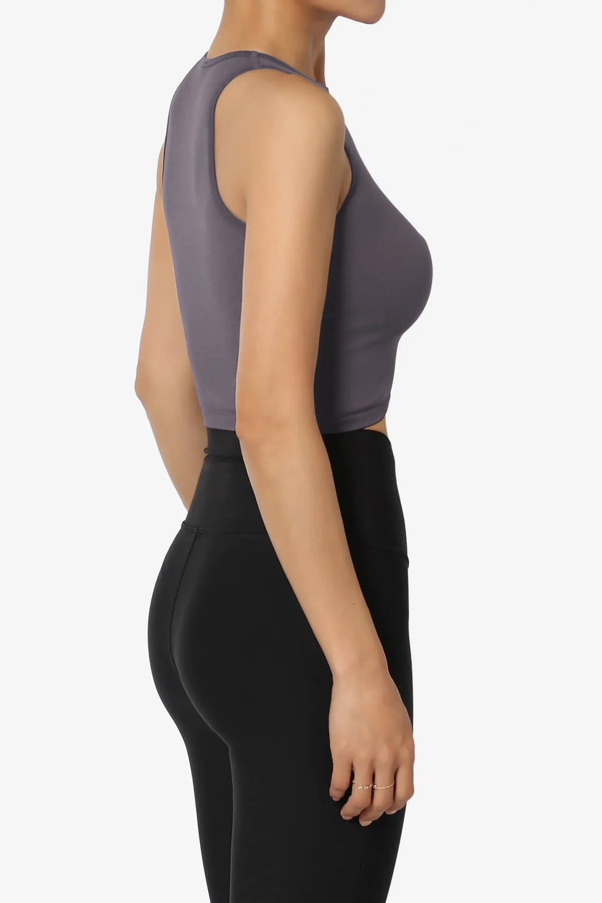 Jessa Ribbed Seamless Crop Tank Top