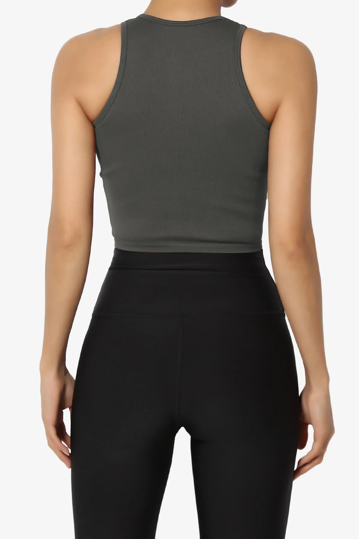 Jessa Ribbed Seamless Crop Tank Top