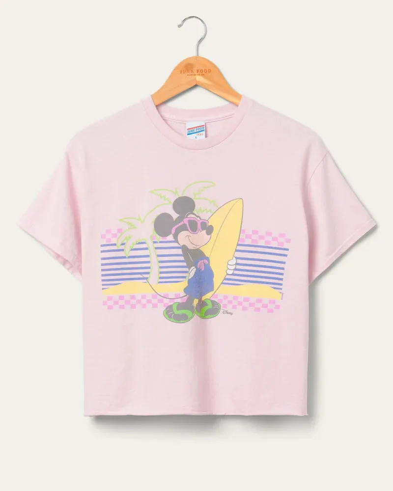 Junk Food Mickey Surf Flea Market Crop Top