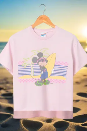 Junk Food Mickey Surf Flea Market Crop Top
