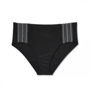 Kona Sol Women's Plus Smocked High Waist Bikini Bottom