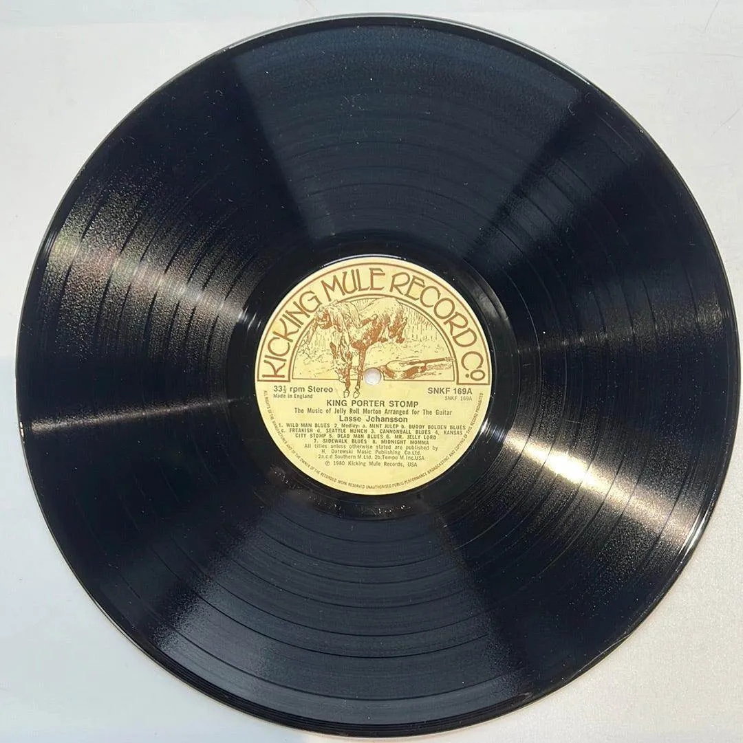 Lasse Johansson: King Porter Stomp - The Music Of Jelly Roll Morton Arranged For The Guitar [Preowned VINYL] M-/M-