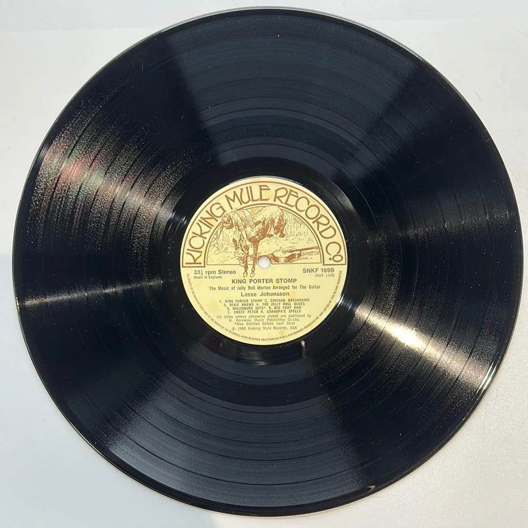 Lasse Johansson: King Porter Stomp - The Music Of Jelly Roll Morton Arranged For The Guitar [Preowned VINYL] M-/M-