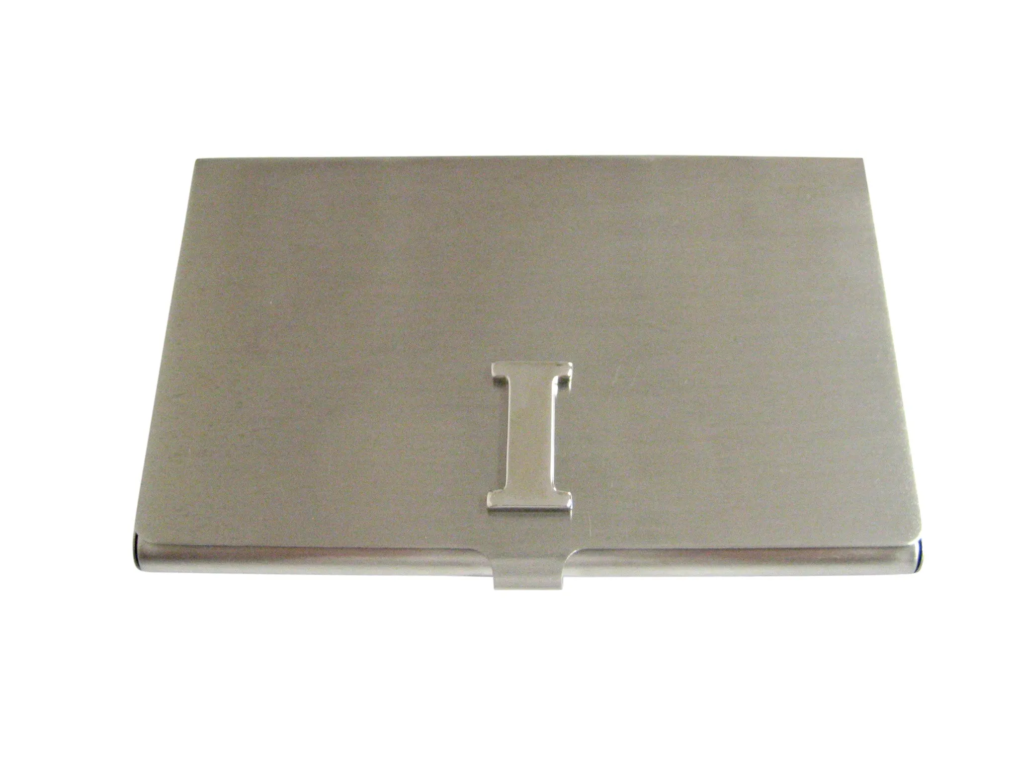 Letter I Monogram Business Card Holder