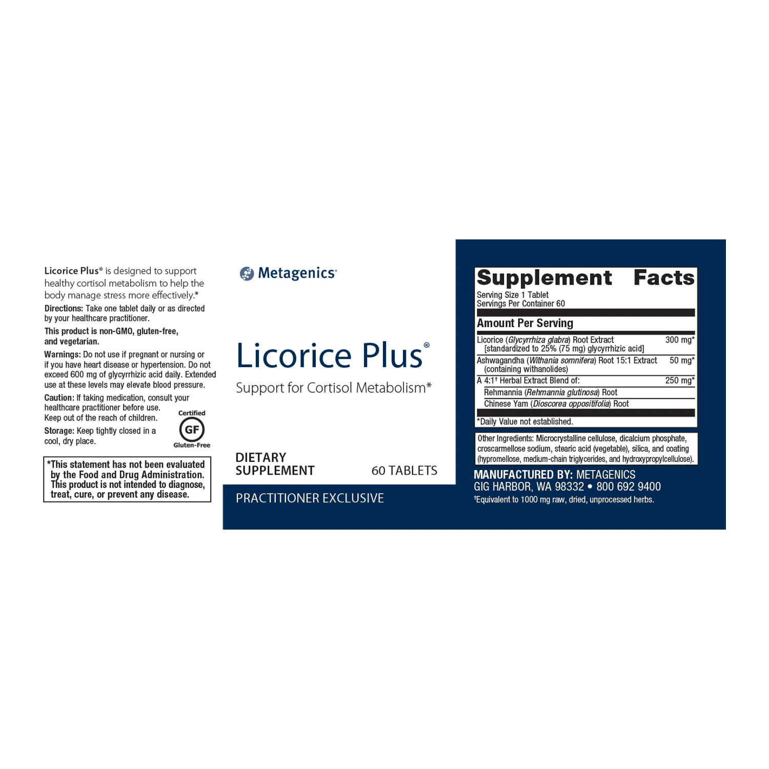 Licorice Plus® <br>Support for Cortisol Metabolism*