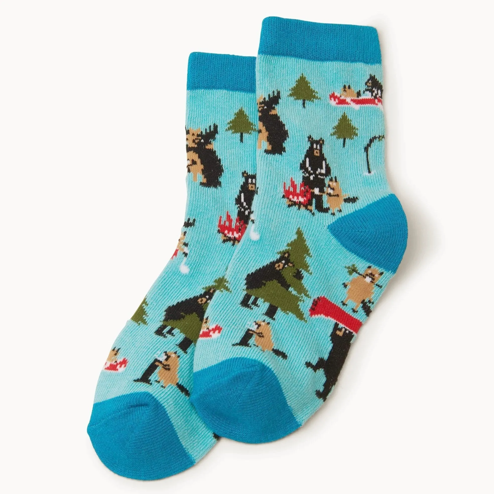 Little Blue House Crew Socks - Life in the Wild Blue