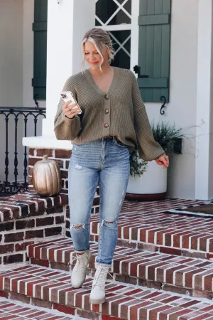 Livin' Life Button Front Cardigan