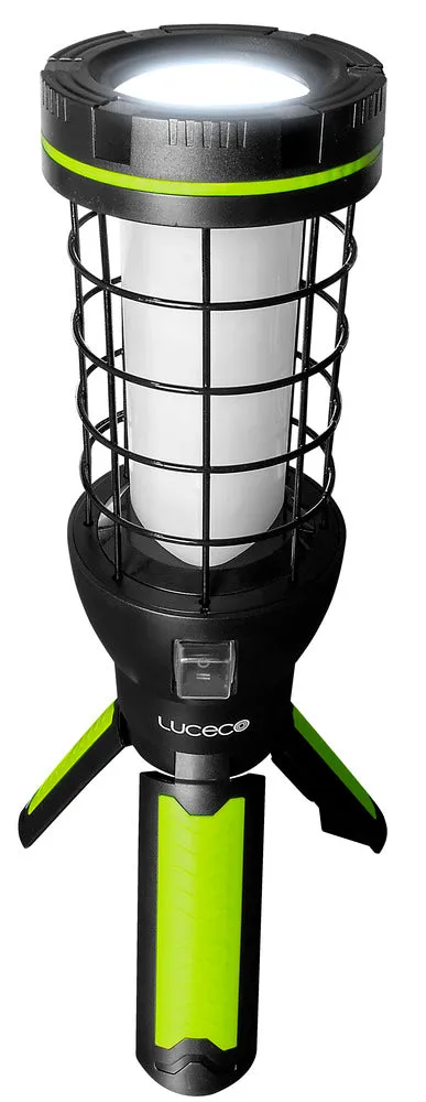 Luceco LILTP60S65 Multi-Functional Cage Rechargeable 360Deg Worklight 600lm 6500K - USB Power Bank 4000mAh